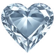 heart diamond  sticker