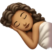 A pretty girl sleeping  sticker