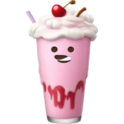 cherry milkshake sticker