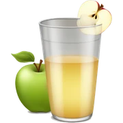 apple juice sticker