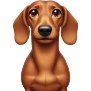 wiener dog sticker