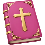 Pink bible  sticker