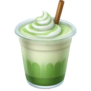 Iced matcha latte sticker