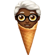 harry potter eating chocolate cone sticker