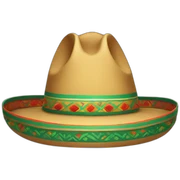 Mexican sombrero sticker