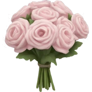 Pale pink bouquet sticker