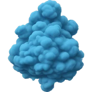 blue powder sticker