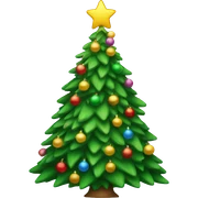 christmas tree sticker