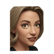 smiling girl portrait with text sticker