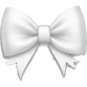 white bow sticker