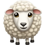a stuffed sheep sticker