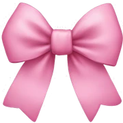 Pink bow  sticker