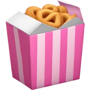 Pink snack box  sticker