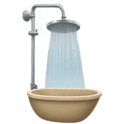 Shower sticker