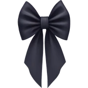 dark coquette bow sticker