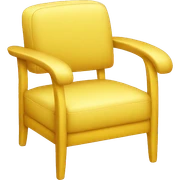 Yellow chair sticker