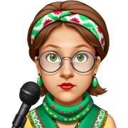 Colorful Singer sticker