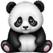 Panda sticker