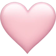 Light pink heart sticker