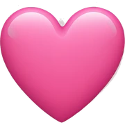 pink heart sticker