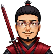 Fierce Samurai sticker