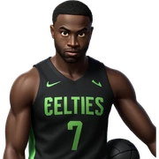 handsome boy in basketball uniform sticker