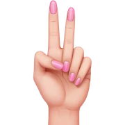 pink middle finger sticker