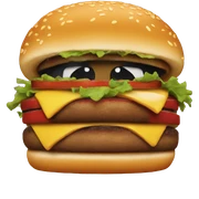 Evil burger  sticker