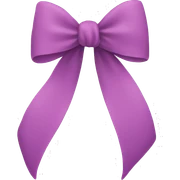 Bow sticker