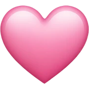 Pink heart sticker