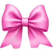Pink bow  sticker