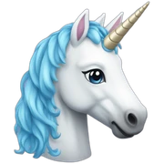 Unicorn Blue sticker