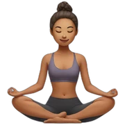 Yoga girl sticker