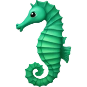 Seahorse sticker