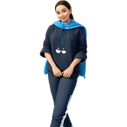 smiling girl in outdoor setting sticker