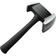 black block hammer sticker