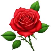 Rose sticker