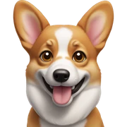 Cheeky corgi sticker