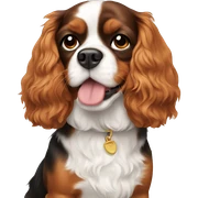 Cavalier dog sticker