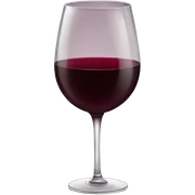Red wine sticker