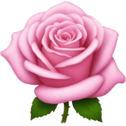 pink rose sticker