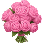 pink bouquet sticker