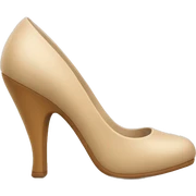 Beige heel sticker