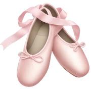 Pale pink ballet shoes sticker