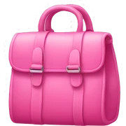 Pink bag sticker