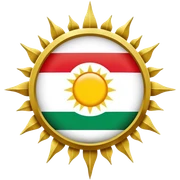 Kurdistan flag sticker