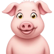 Pig sticker