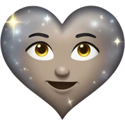 sparkly heart sticker