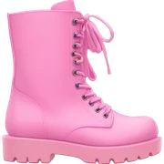 Pink platform combat boots sticker