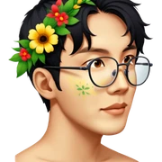 Flower-Crowned Dancer sticker